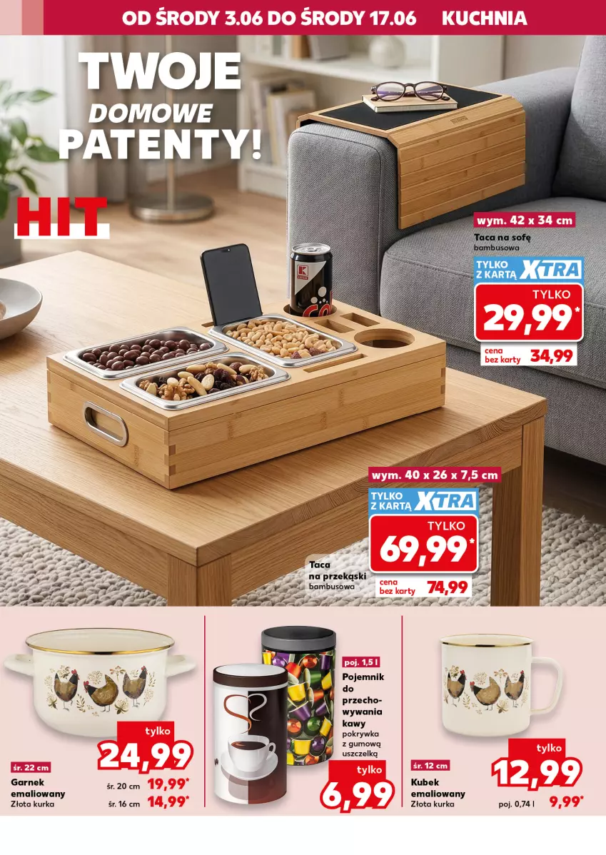 Gazetka promocyjna Kaufland - Kaufland - ważna 03.06 do 17.06.2026 - strona 4 - produkty: Garnek, Kubek, Pojemnik, Taca