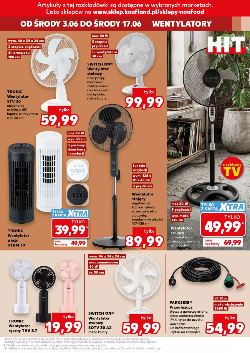Gazetka promocyjna Kaufland - Kaufland - ważna 03.06 do 17.06.2026 - strona 9 - produkty: Parkside, Sok