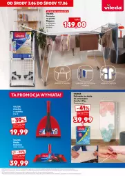 Gazetka promocyjna Kaufland - Kaufland - Gazetka - ważna od 17.06 do 17.06.2026 - strona 3 - produkty: Pokrowiec na deskę, Vileda, Suszarka, Pokrowiec, Miotła