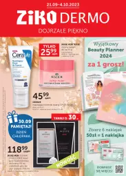 Gazetka promocyjna Ziko - Gazetka Ziko Dermo - Gazetka - ważna od 04.10 do 04.10.2023 - strona 1 - produkty: Krem do twarzy, CeraVe, Róża, Balsam do ust, Klej, Nuxe, Mięta