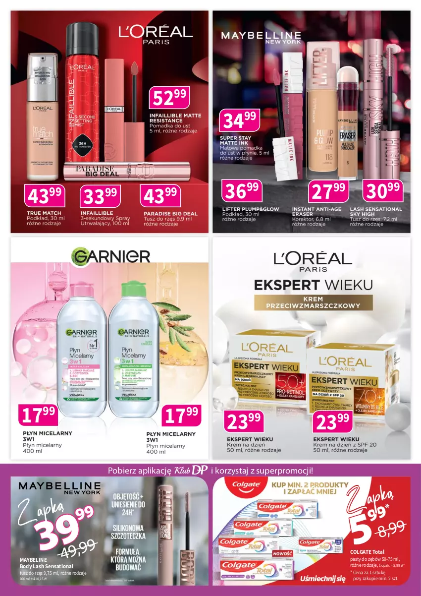 Gazetka promocyjna Drogerie Polskie - Gazetka - ważna 08.05 do 31.05.2026 - strona 2 - produkty: Body, Colgate, Colgate Total, LG, Sati, Tusz