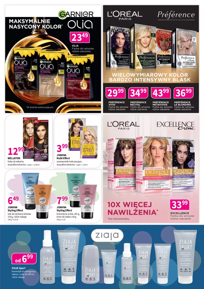 Gazetka promocyjna Drogerie Polskie - Gazetka - ważna 08.05 do 31.05.2026 - strona 5 - produkty: Fa, Joanna, Joanna styling, Kosmetyki do pielęgnacji, Por, Sport, Szampon, Wella, Ziaja