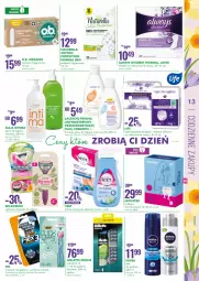 Gazetka promocyjna Super Pharm - Gazetka - Gazetka - ważna od 20.04 do 20.04.2022 - strona 13 - produkty: Naturell, BIC, Lactacyd, Sati, Discreet, Tampony, Lion, Always, Ziaja, Podpaski, Gillette, Bielizna, Wkładki, Mach3, O.B., Nivea, Naturella