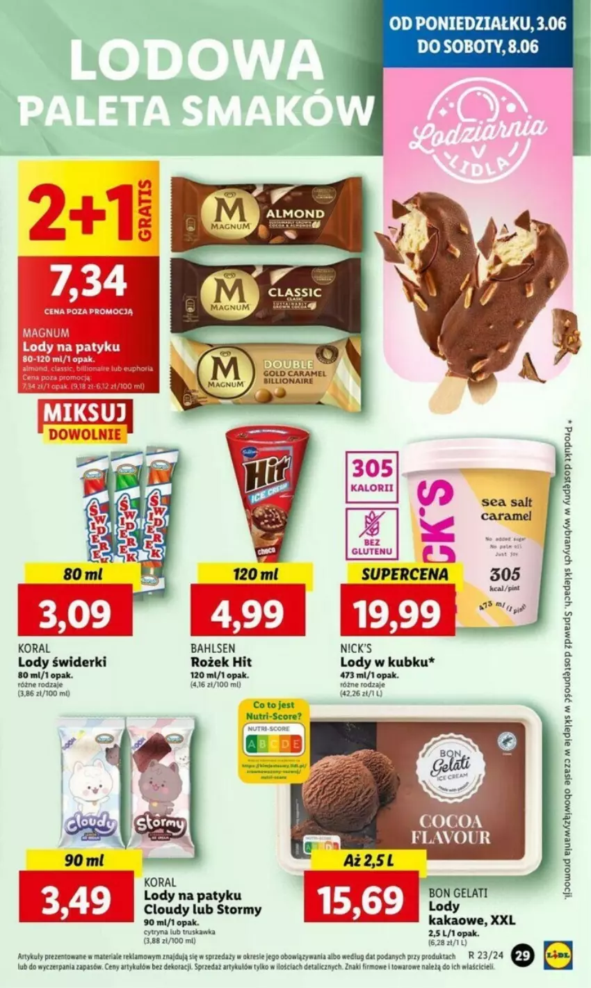 Gazetka promocyjna Lidl - ważna 03.06 do 05.06.2024 - strona 27 - produkty: Fa, Kakao, Kawa, Lion, Lody, Oral B