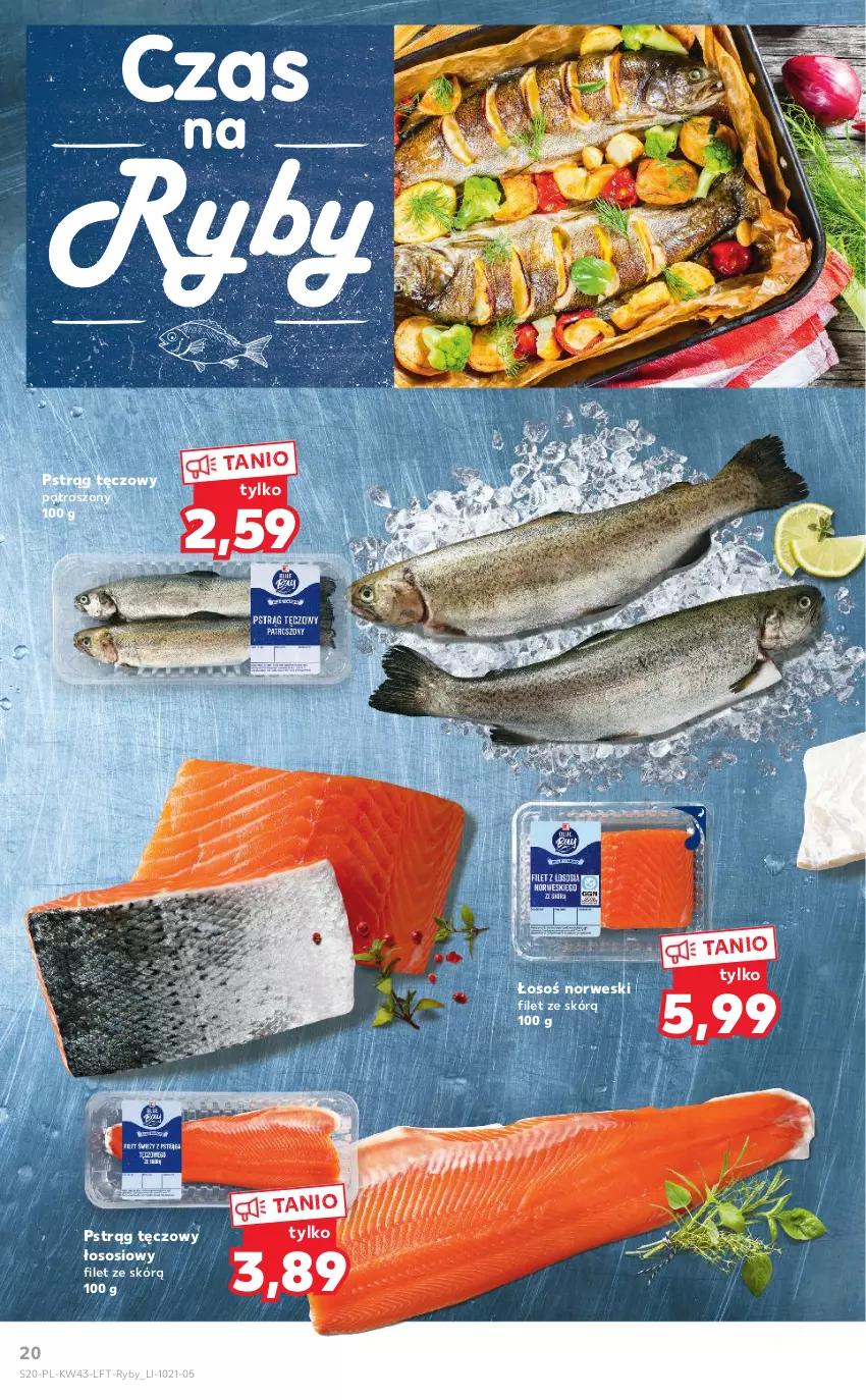 Gazetka promocyjna Kaufland - OFERTA TYGODNIA - ważna 28.10 do 03.11.2021 - strona 20 - produkty: Pstrąg, Pstrąg tęczowy, Sos