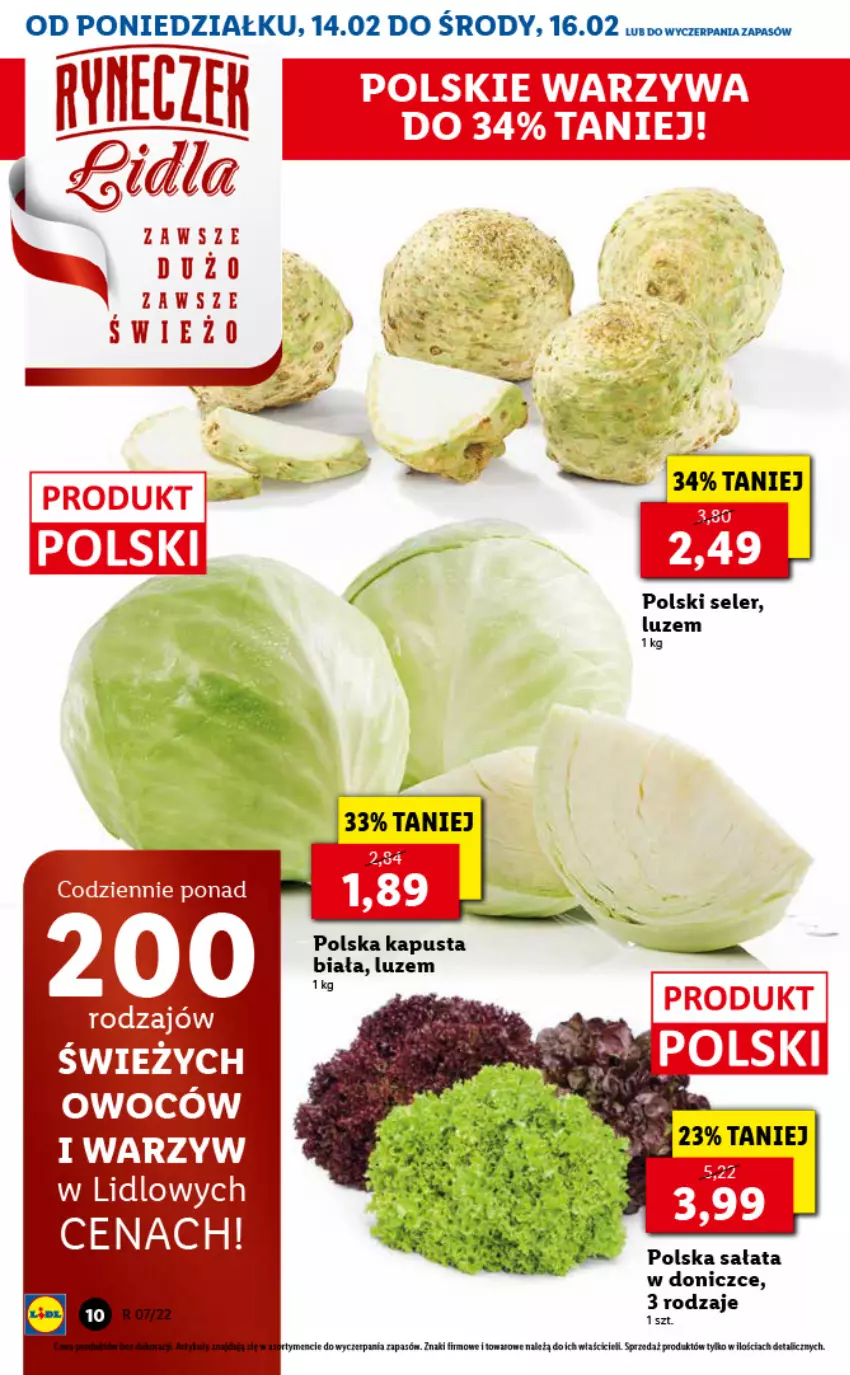 Gazetka promocyjna Lidl - GAZETKA - ważna 14.02 do 16.02.2022 - strona 10 - produkty: Miecz, Sałat