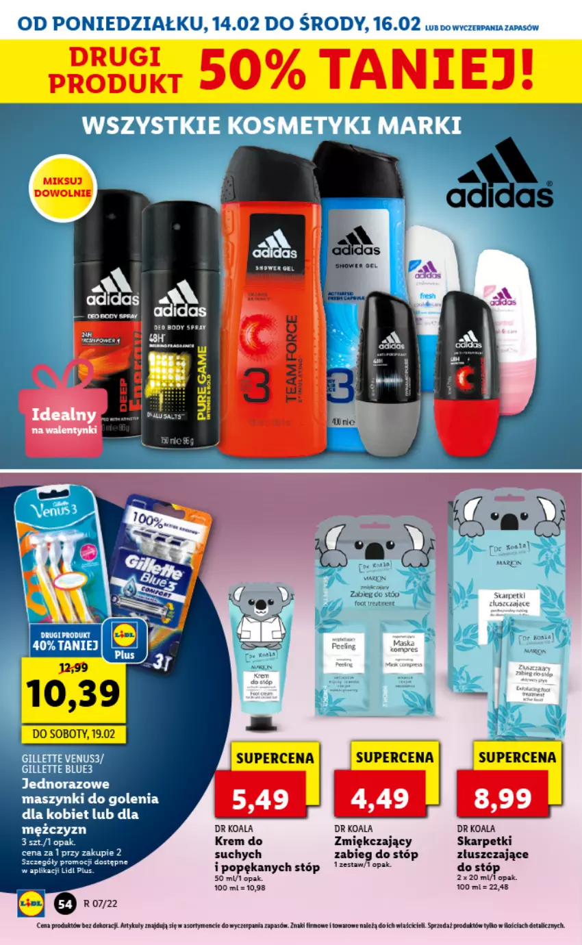 Gazetka promocyjna Lidl - GAZETKA - ważna 14.02 do 16.02.2022 - strona 54 - produkty: Body, Fa, Karp, Skarpetki, Stek