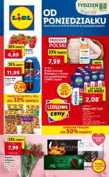 Gazetka promocyjna Lidl - GAZETKA - Gazetka - ważna od 16.02 do 16.02.2022 - strona 1 - produkty: Por, Tulipan, Pepsi, Maliny, Bukiet
