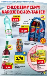 Gazetka promocyjna Lidl - GAZETKA - Gazetka - ważna od 16.02 do 16.02.2022 - strona 39 - produkty: Por, Mus, Ice tea, Pepsi, Lipton, Syrop, Szyny, Woda mineralna, Woda, Herbata, Herbapol, Magnez