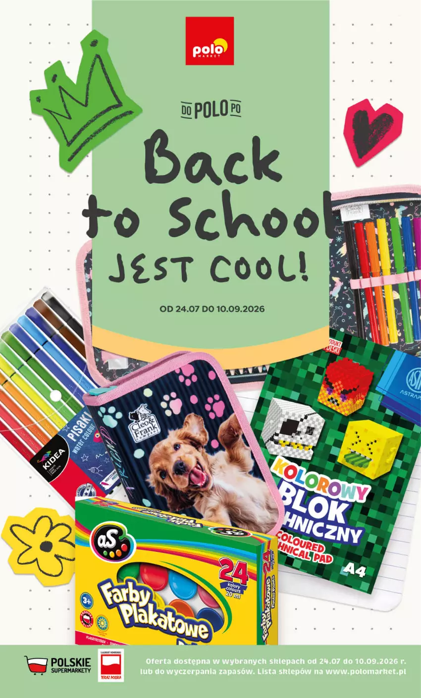 Gazetka promocyjna PoloMarket - Back to school - ważna 24.07 do 10.09.2026 - strona 1