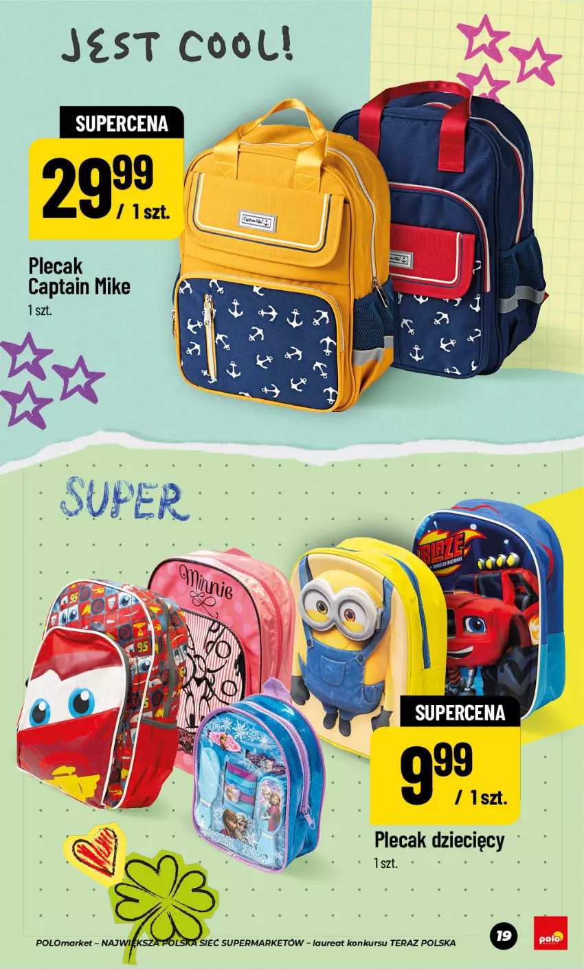 Gazetka promocyjna PoloMarket - Back to school - ważna 24.07 do 10.09.2026 - strona 19 - produkty: Dzieci, Laur, Plecak, Tera