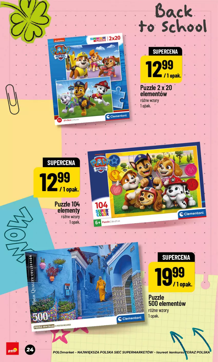 Gazetka promocyjna PoloMarket - Back to school - ważna 24.07 do 10.09.2026 - strona 24 - produkty: Laur, Puzzle