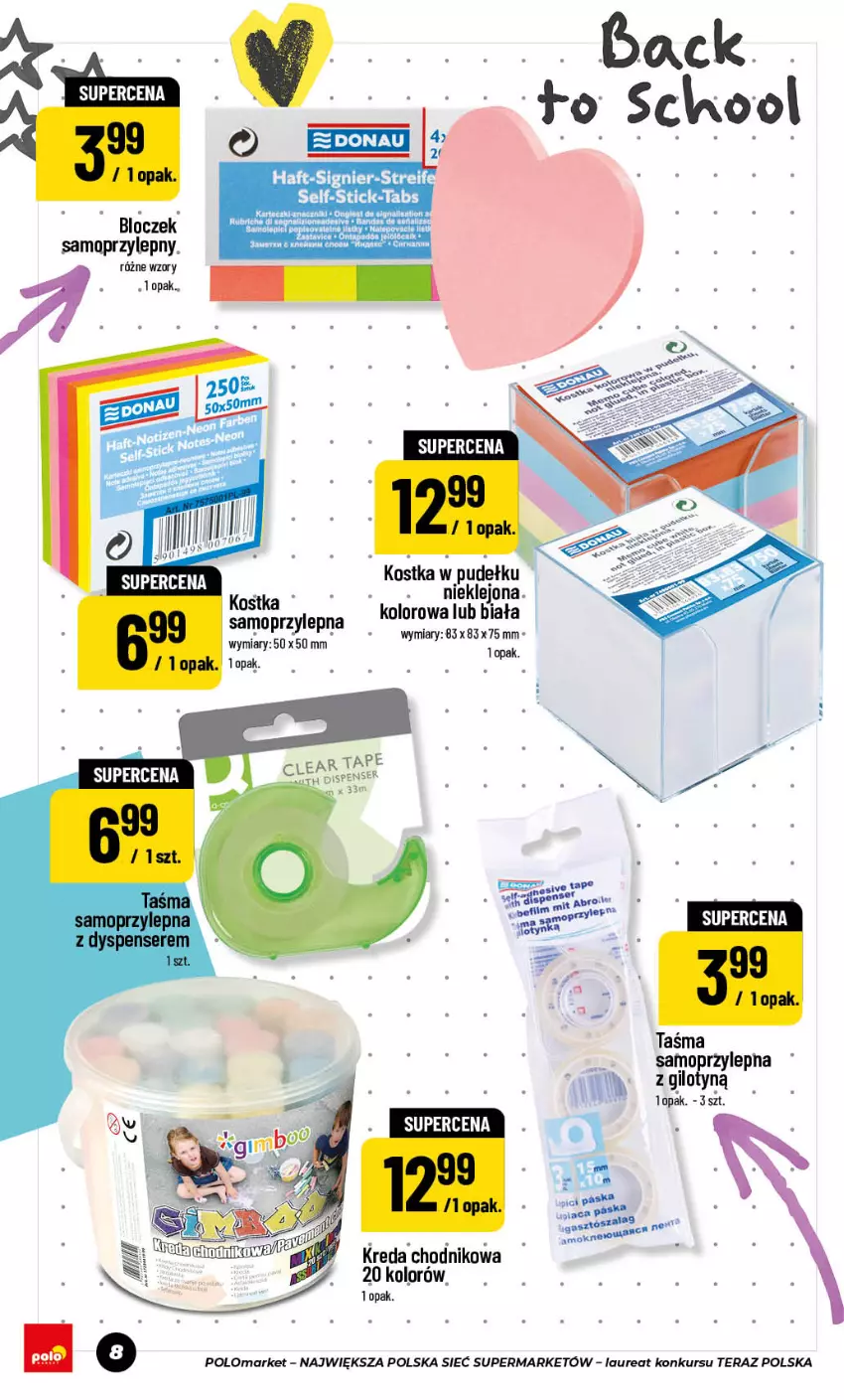 Gazetka promocyjna PoloMarket - Back to school - ważna 24.07 do 10.09.2026 - strona 8 - produkty: Chodnik, Klej, Laur, Mop, Tera