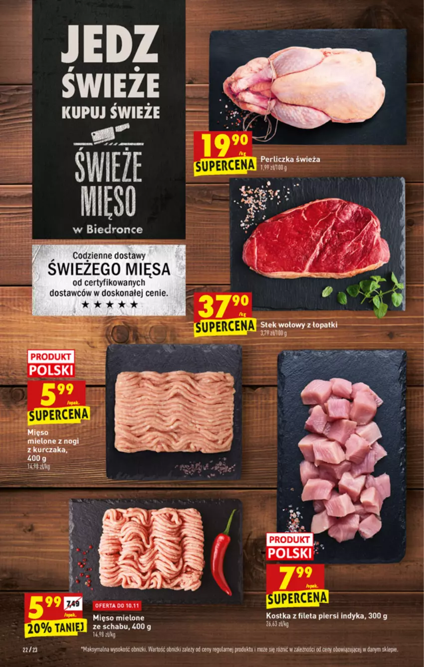 Gazetka promocyjna Biedronka - W tym tygodniu - ważna 08.11 do 13.11.2021 - strona 22 - produkty: Kurczak, Mięso, Mięso mielone