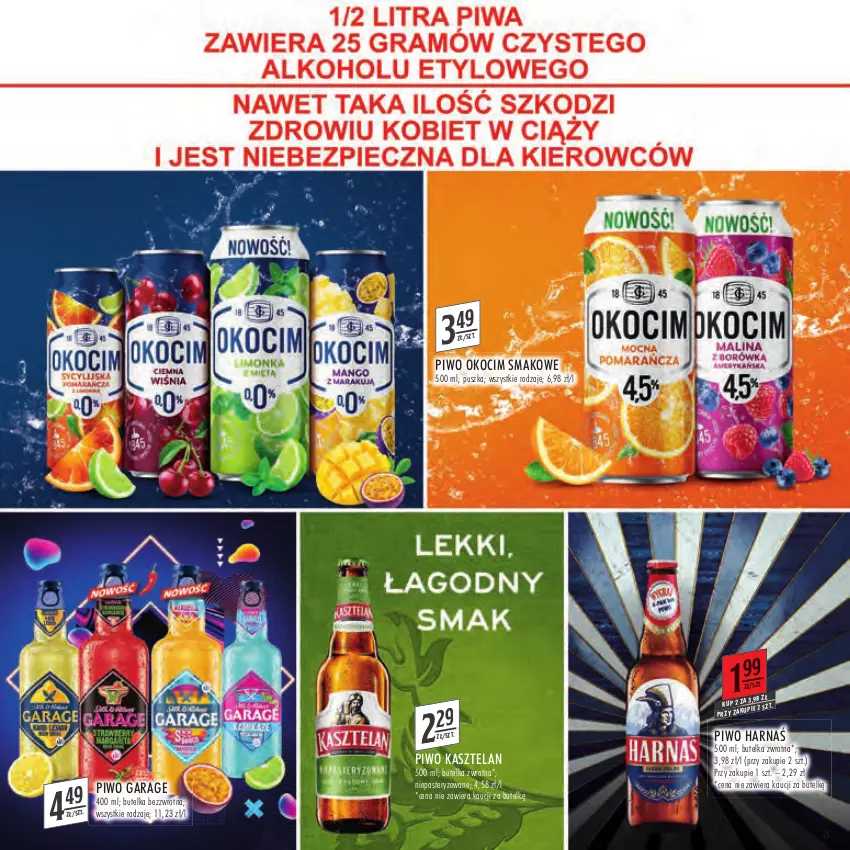 Gazetka promocyjna Stokrotka - Katalog łap okazję - ważna 14.07 do 27.07.2022 - strona 21 - produkty: Harnaś, Kasztelan, Koc, Okocim, Piwo