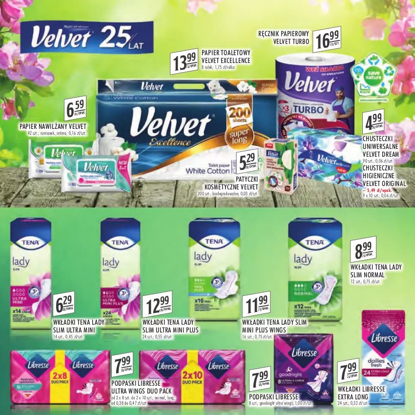 Gazetka promocyjna Stokrotka - Katalog łap okazję - ważna 14.07 do 27.07.2022 - strona 60 - produkty: Chusteczki, Gin, Gra, Papier, Papier toaletowy, Patyczki kosmetyczne, Podpaski, Ręcznik, Rum, Velvet, Wkładki