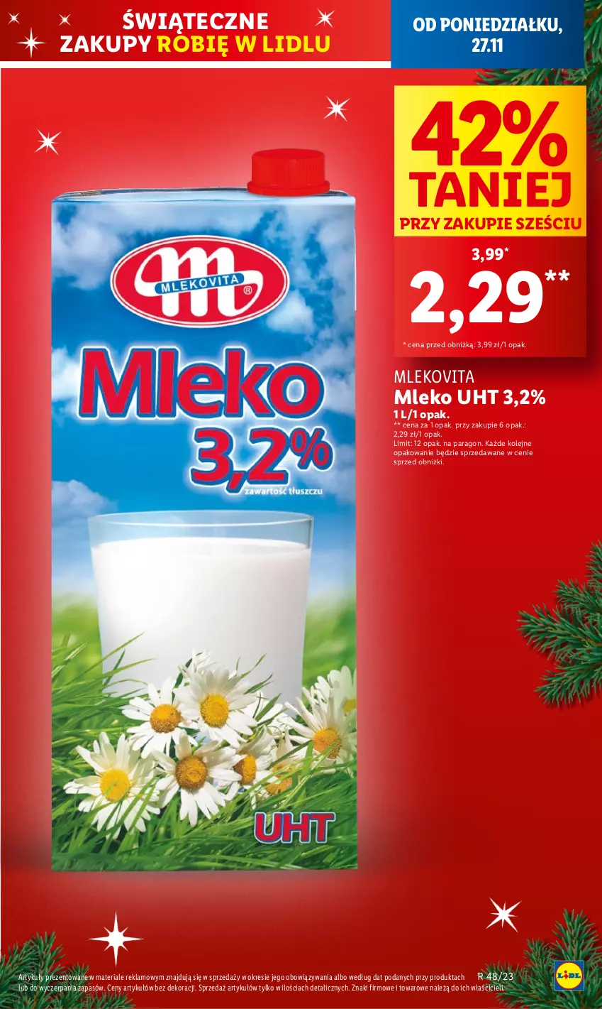 Gazetka promocyjna Lidl - GAZETKA - ważna 27.11 do 29.11.2023 - strona 11 - produkty: Mleko, Mlekovita, Olej