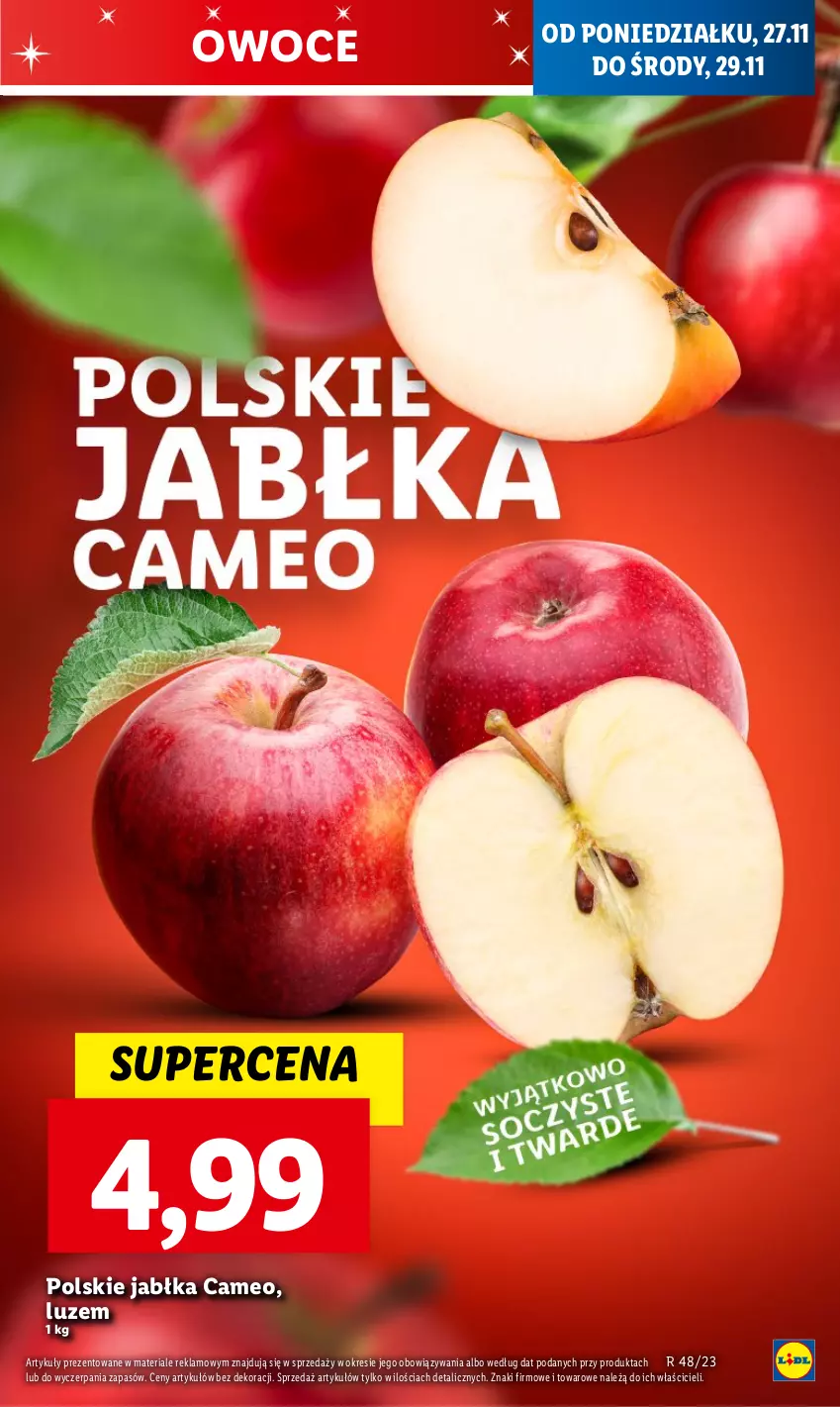 Gazetka promocyjna Lidl - GAZETKA - ważna 27.11 do 29.11.2023 - strona 28 - produkty: Jabłka, Owoce, Warzywa, Warzywa i owoce