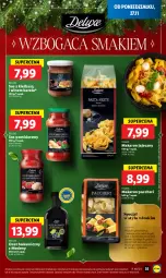 Gazetka promocyjna Lidl - GAZETKA - Gazetka - ważna od 29.11 do 29.11.2023 - strona 47 - produkty: Makaron, Sos, Ocet balsamiczny, Sos pomidorowy, Ocet, Szpinak