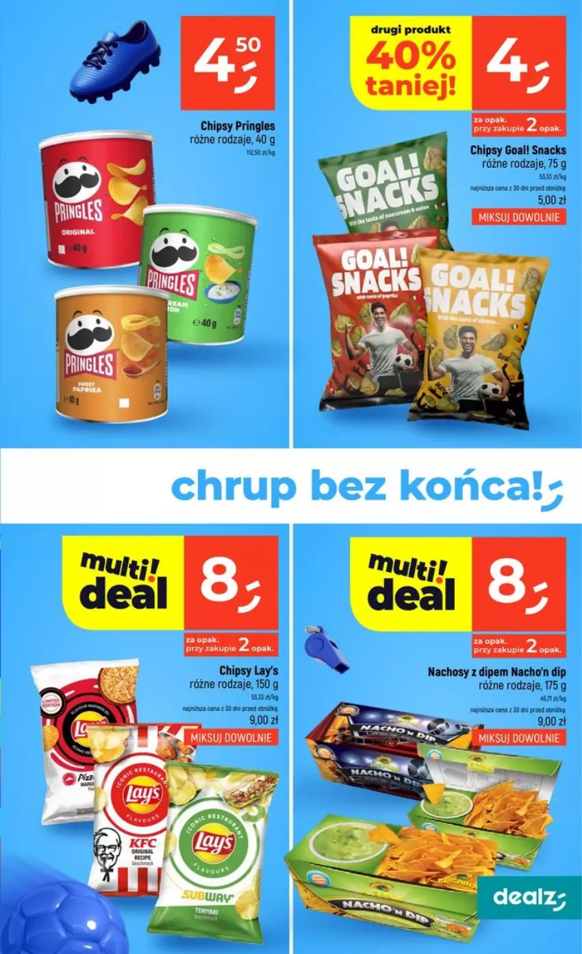Gazetka promocyjna Dealz - NOWA GAZETKA - ważna 02.07 do 08.07.2026 - strona 21 - produkty: Chipsy, Goal, Pringles