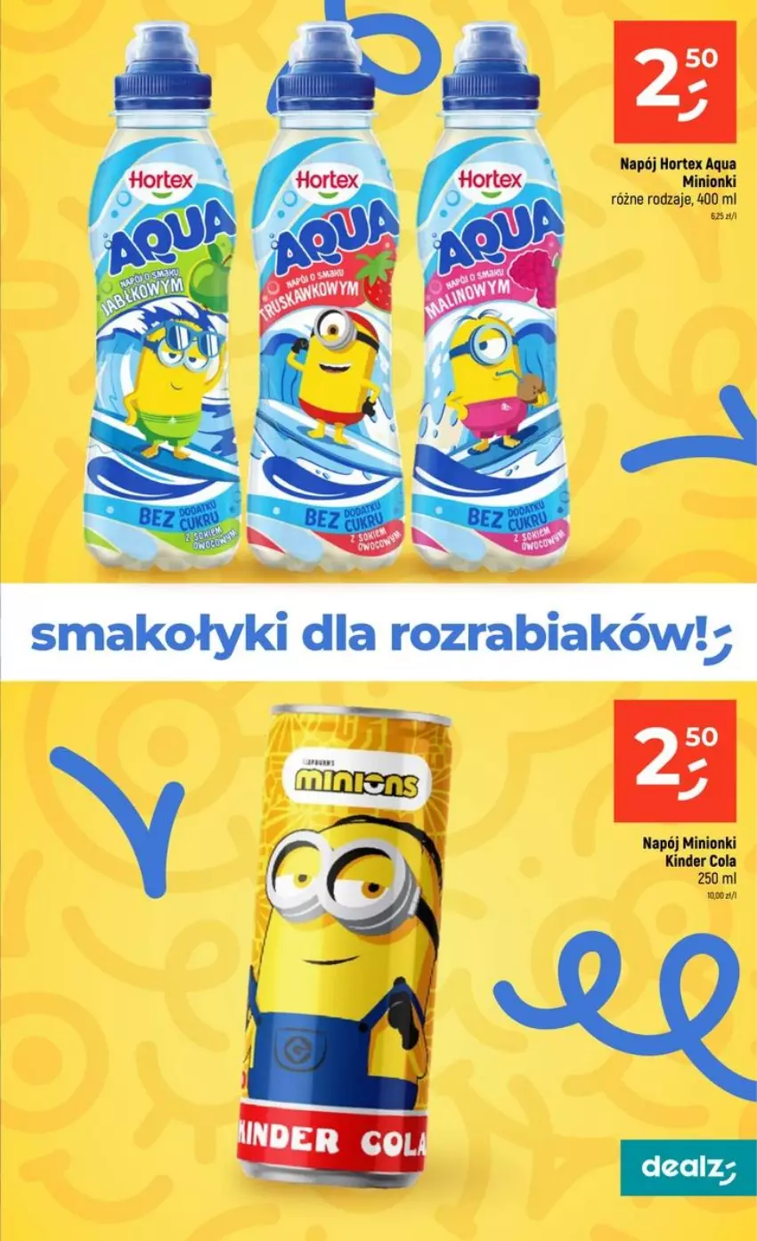 Gazetka promocyjna Dealz - NOWA GAZETKA - ważna 02.07 do 08.07.2026 - strona 27 - produkty: Hortex, Kinder, Napój