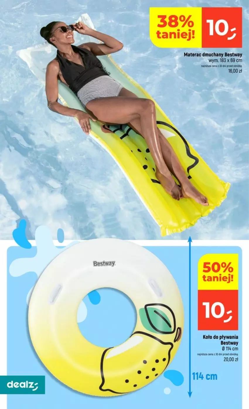 Gazetka promocyjna Dealz - NOWA GAZETKA - ważna 02.07 do 08.07.2026 - strona 50 - produkty: Materac, Materac dmuchany, Tera