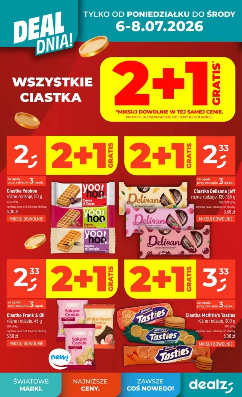 Gazetka promocyjna Dealz - NOWA GAZETKA - ważna 02.07 do 08.07.2026 - strona 8 - produkty: Ciastka, Isana