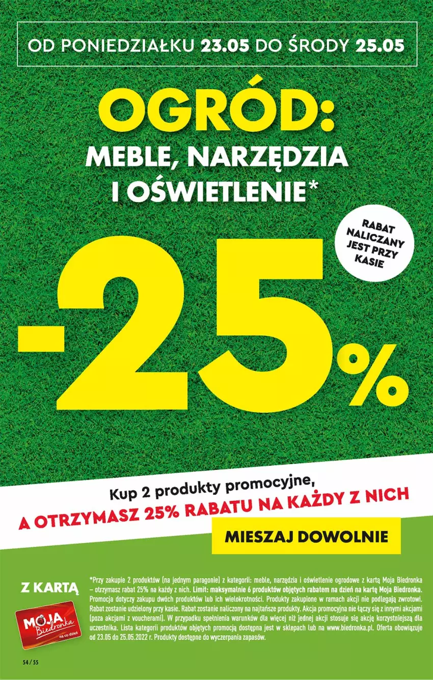 Gazetka promocyjna Biedronka - W tym tygodniu PN - ważna 23.05 do 28.05.2022 - strona 54 - produkty: Meble, Rama