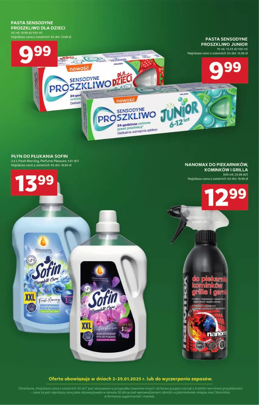 Gazetka promocyjna Stokrotka - Supermarket - ważna 16.01 do 22.01.2025 - strona 25 - produkty: Dzieci, Grill, Nanomax, Perfum, Piec, Piekarnik, Płyn do płukania, Sensodyne