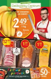 Gazetka promocyjna Delikatesy Centrum - Gazetka Delikatesy Centrum - Gazetka - ważna od 08.09 do 08.09.2021 - strona 1 - produkty: Banany, Ser, Rum, Parówki, Parówki z szynki, Tarczyński, Schab wieprzowy, Fa