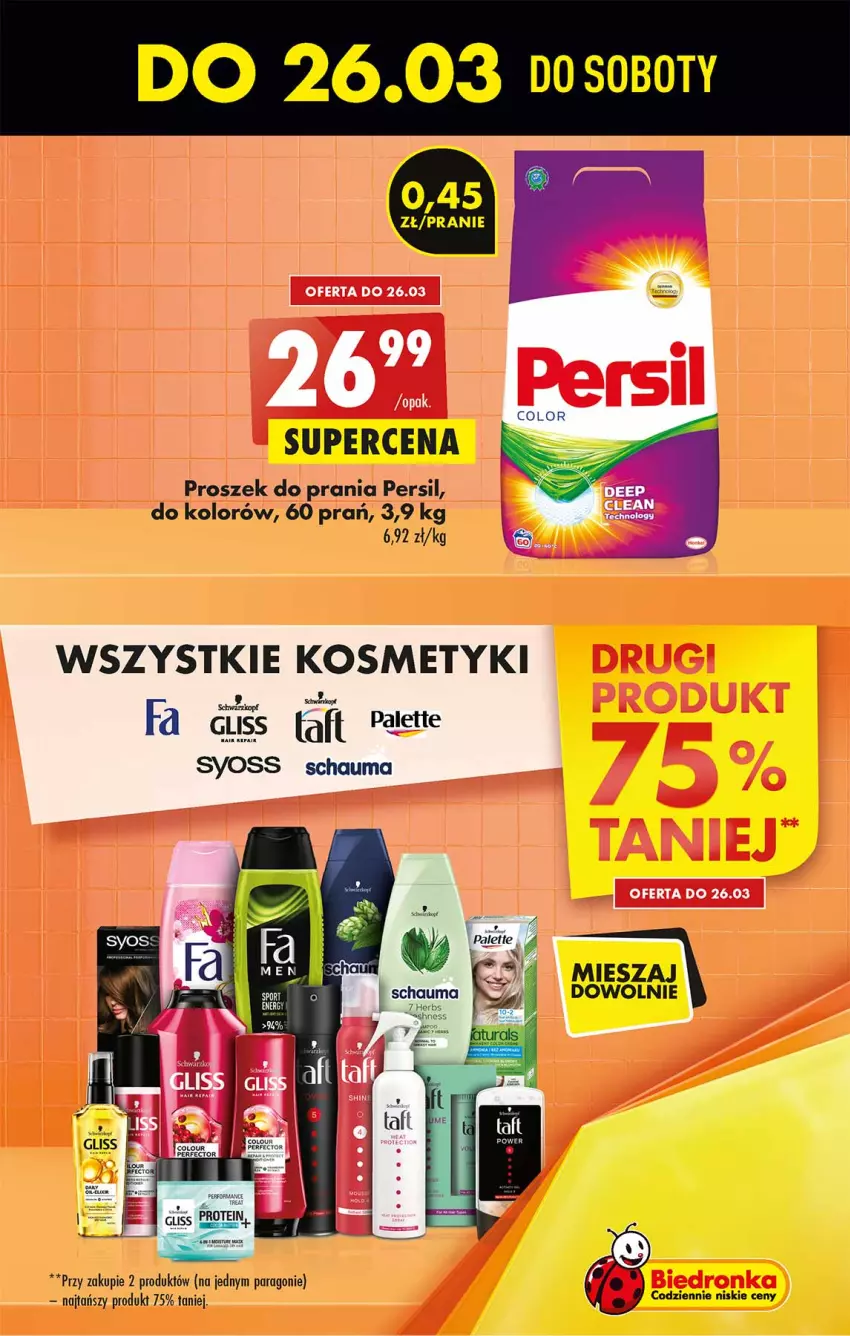 Gazetka promocyjna Biedronka - W tym tygodniu - ważna 24.03 do 30.03.2022 - strona 9 - produkty: Persil, Proszek do prania