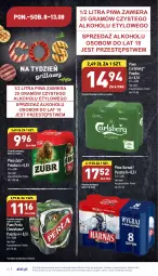 Gazetka promocyjna Aldi - Katalog spożywczy - Gazetka - ważna od 13.08 do 13.08.2022 - strona 14 - produkty: Piwa, Piwo, Gra, Perła, Carlsberg, Grill, Harnaś