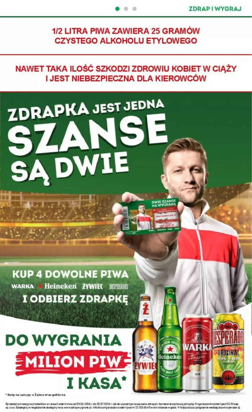 Gazetka promocyjna Żabka - ważna 05.06 do 18.06.2024 - strona 2 - produkty: Gra, Piwa, Warka