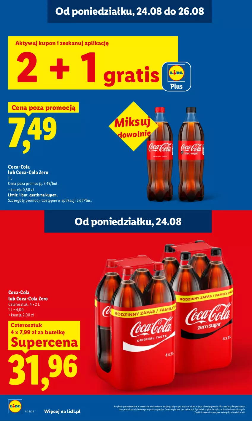 Gazetka promocyjna Lidl - Gazetka ważna od 24.08 do 26.08 - ważna 24.08 do 26.08.2026 - strona 22 - produkty: Coca-Cola, Gra