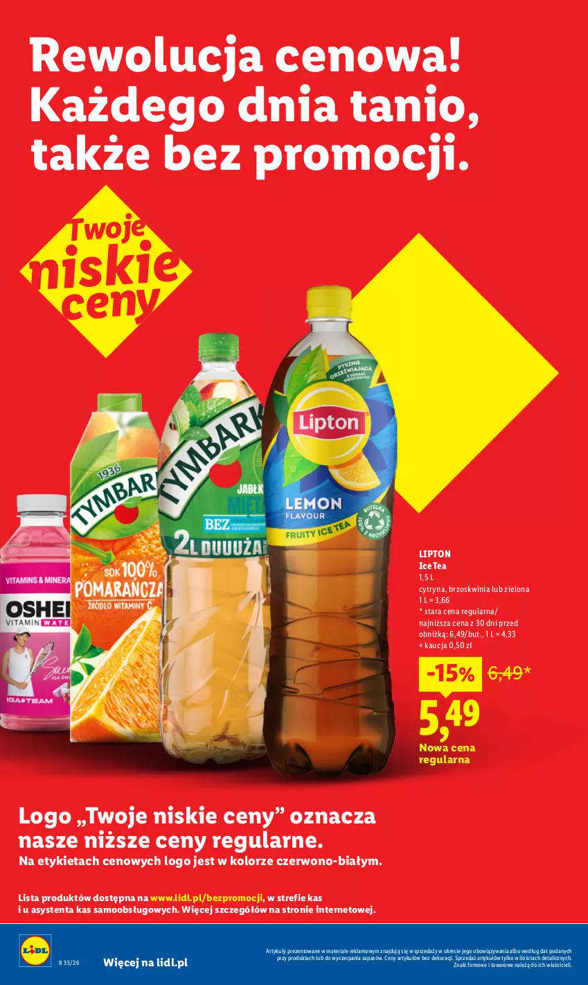 Gazetka promocyjna Lidl - Gazetka ważna od 24.08 do 26.08 - ważna 24.08 do 26.08.2026 - strona 28 - produkty: Ice tea, Lipton