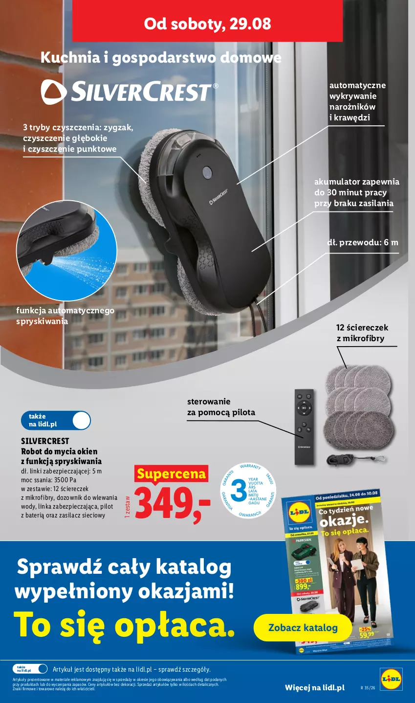 Gazetka promocyjna Lidl - Gazetka ważna od 24.08 do 26.08 - ważna 24.08 do 26.08.2026 - strona 35 - produkty: Akumulator, Dozownik, Inka, Kuchnia, Narożnik, Piec, Robot, Silan, Silvercrest