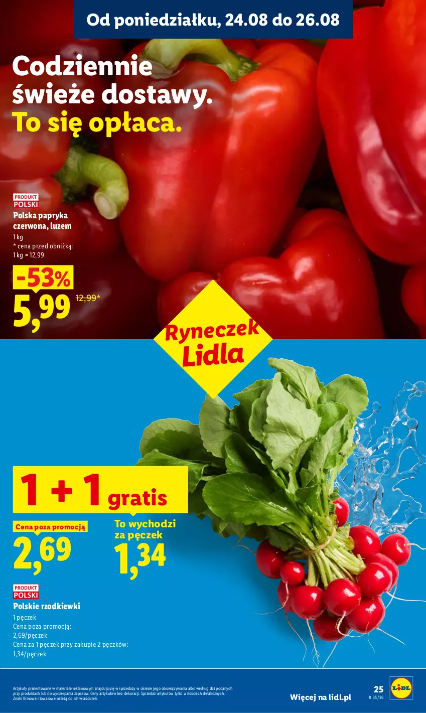 Gazetka promocyjna Lidl - Gazetka ważna od 24.08 do 26.08 - ważna 24.08 do 26.08.2026 - strona 37 - produkty: Gra, Papryka, Papryka czerwona