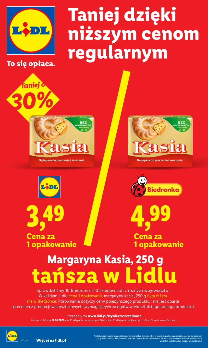 Gazetka promocyjna Lidl - Gazetka ważna od 24.08 do 26.08 - ważna 24.08 do 26.08.2026 - strona 4 - produkty: Kasia, Margaryna, Por