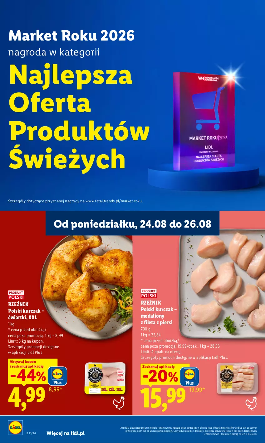 Gazetka promocyjna Lidl - Gazetka ważna od 24.08 do 26.08 - ważna 24.08 do 26.08.2026 - strona 46 - produkty: Kurczak, Lion