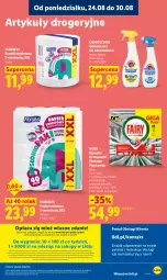 Gazetka promocyjna Lidl - Gazetka ważna od 24.08 do 26.08 - Gazetka - ważna od 26.08 do 26.08.2026 - strona 93 - produkty: Odkamieniacz, Por, Gra, Papier, Portal, Papier toaletowy, Laur, Odtłuszczacz, Ręcznik, Mola, Fairy, Zmywarki, Flora, Fa