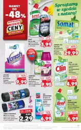 Gazetka promocyjna Kaufland - OFERTA TYGODNIA - Gazetka - ważna od 22.09 do 22.09.2021 - strona 41 - produkty: Bref, Tablet, Worki na śmieci, Proszek do prania, Clin, Kret, Somat, Worki na śmiec, Vanish, Zmywarki, Płyn do szyb, Tabletki do zmywarki