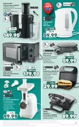 Gazetka promocyjna Kaufland - OFERTA TYGODNIA - Gazetka - ważna od 22.09 do 22.09.2021 - strona 45 - produkty: Piec, Top, Sok, Gra, Grill kontaktowy, Maszynka do mielenia, Czajnik, Gofrownica, Pojemnik, Szynka, Tefal, Opiekacz do kanapek, Kuchenka mikrofalowa, Maszynka, Grill, Fa