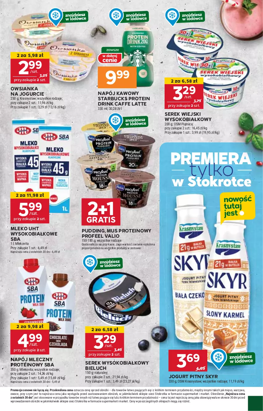 Gazetka promocyjna Stokrotka - Supermarket Opole/Radom - ważna 20.02 do 26.02.2025 - strona 19 - produkty: Bieluch, Gra, HP, Jogurt, Jogurt pitny, Mleko, Mlekovita, Mus, Napój, Napój mleczny, Owsianka, Pudding, Ser, Serek, Serek wiejski, Sok