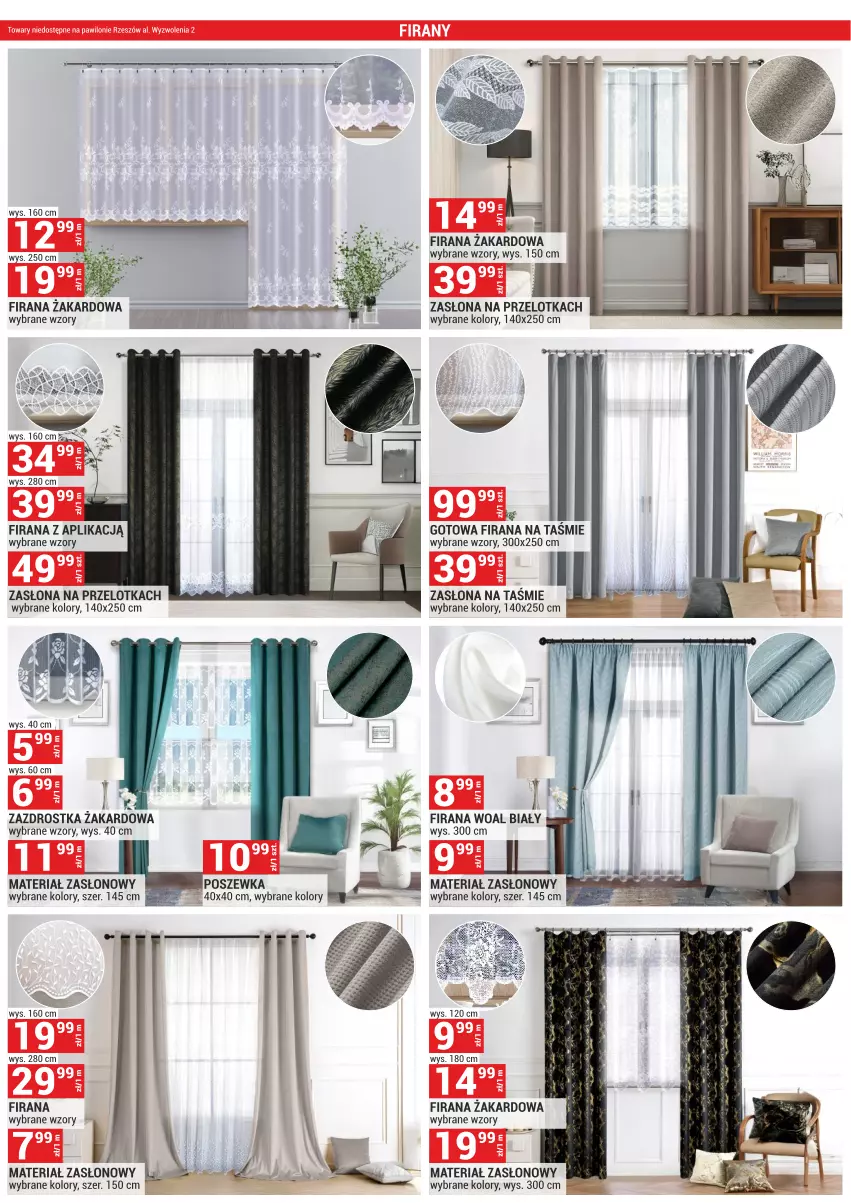 Gazetka promocyjna Merkury Market - ważna 01.06 do 30.06.2025 - strona 42 - produkty: Firana, Zasłona