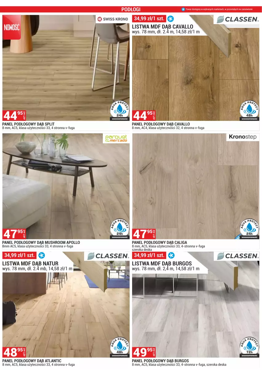 Gazetka promocyjna Merkury Market - ważna 01.06 do 30.06.2025 - strona 48 - produkty: Listwa, Mus, Panel podłogowy, Urgo