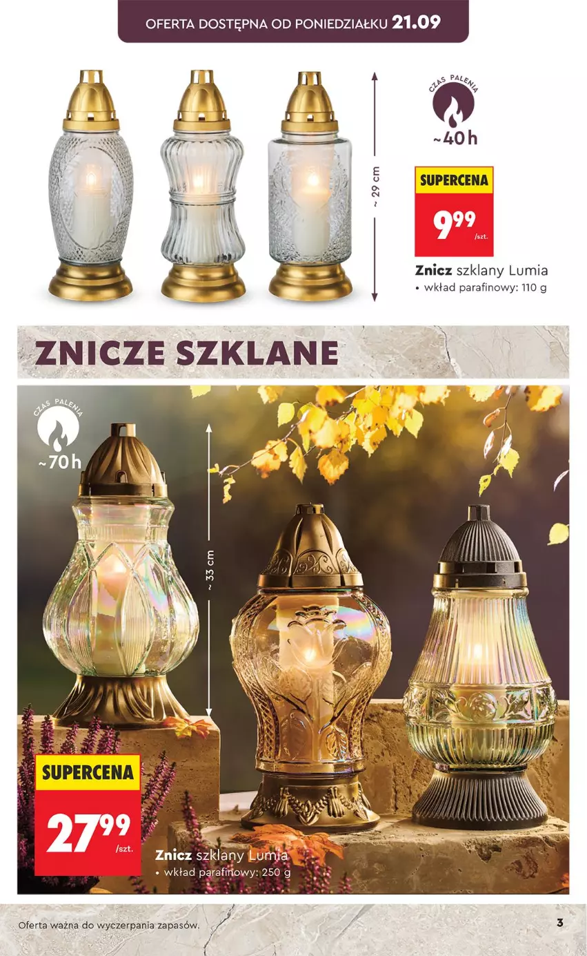 Gazetka promocyjna Biedronka - Gazetka - ważna 21.09 do 28.09.2026 - strona 3 - produkty: Fa, K2, Znicz
