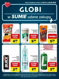 Gazetka promocyjna Carrefour - Gazetka Globi w SUMIE udane zakupy - Gazetka - ważna od 20.07 do 20.07.2026 - strona 1 - produkty: Piwo, Gra, Chrupki, Lack, Tarczyński, Woda mineralna, Kabanos, Woda, Napój, Cisowianka, Lech Premium