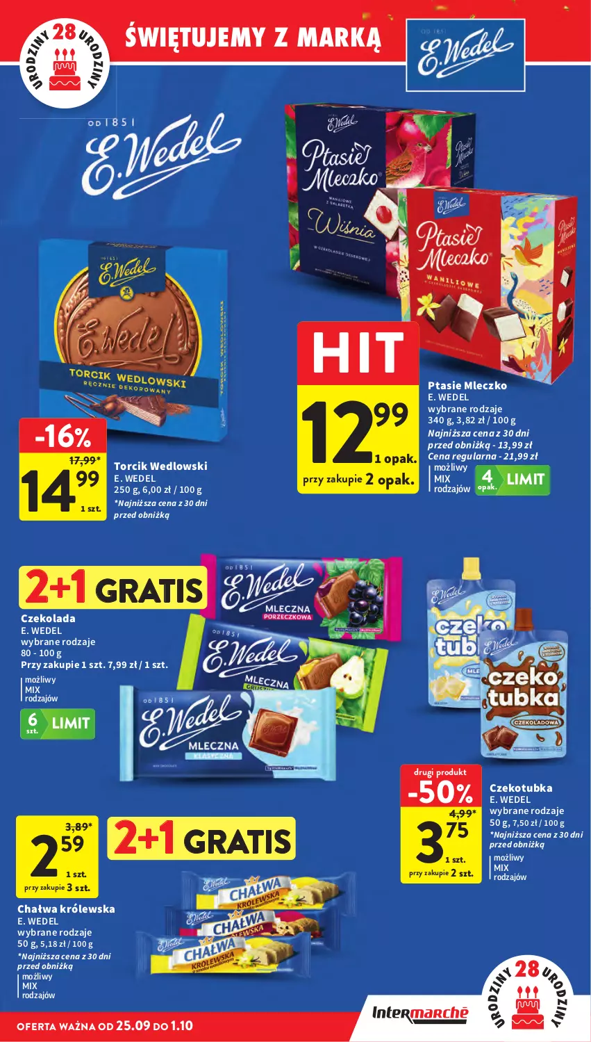 Gazetka promocyjna Intermarche - Gazetka promocyjna - ważna 25.09 do 01.10.2025 - strona 13 - produkty: E. Wedel, Gra