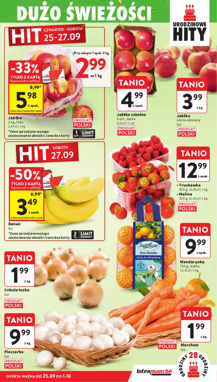 Gazetka promocyjna Intermarche - Gazetka promocyjna - ważna 25.09 do 01.10.2025 - strona 17 - produkty: Piec, Pieczarka, Siatka