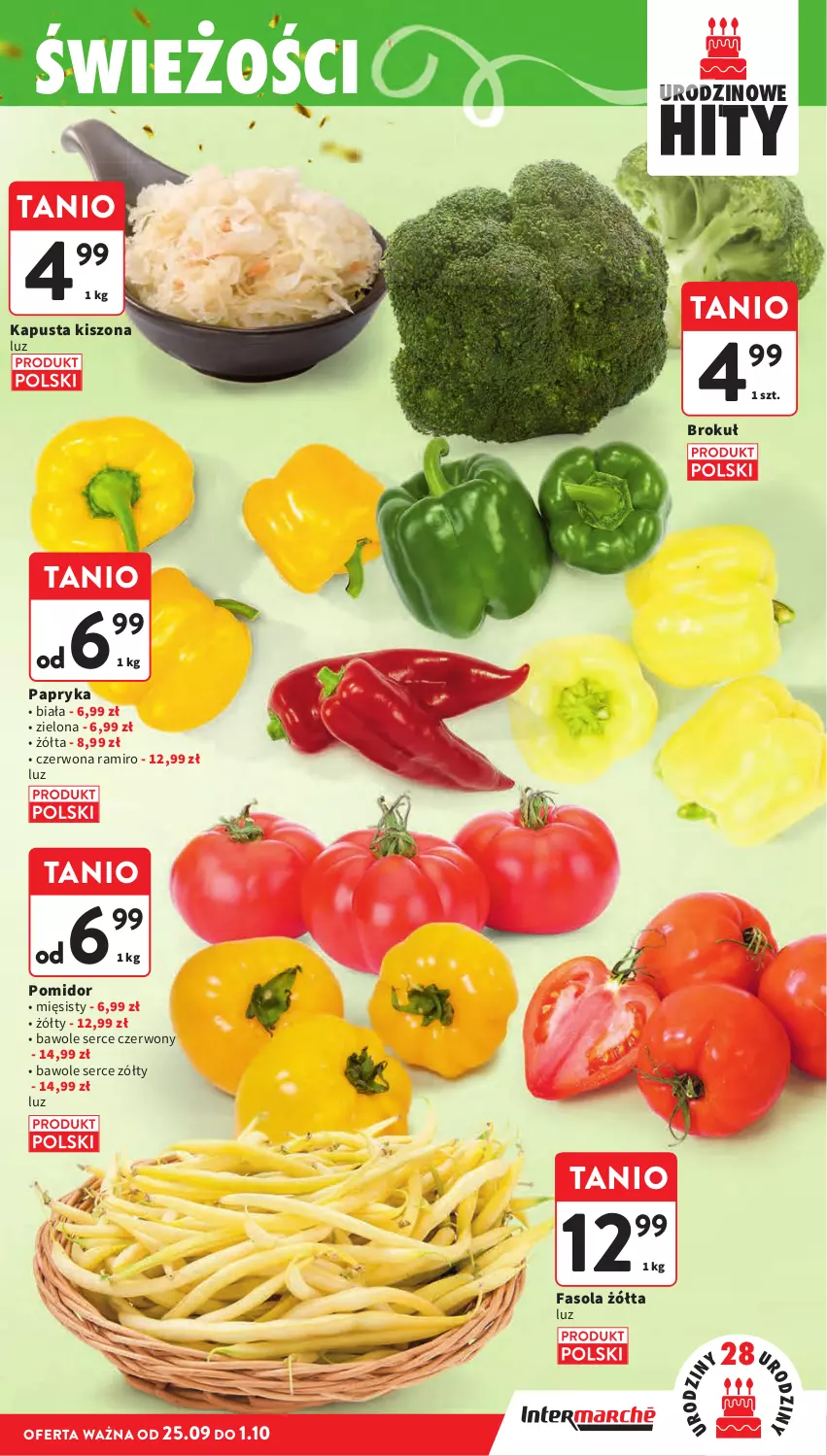 Gazetka promocyjna Intermarche - Gazetka promocyjna - ważna 25.09 do 01.10.2025 - strona 19 - produkty: Papryka, Ser